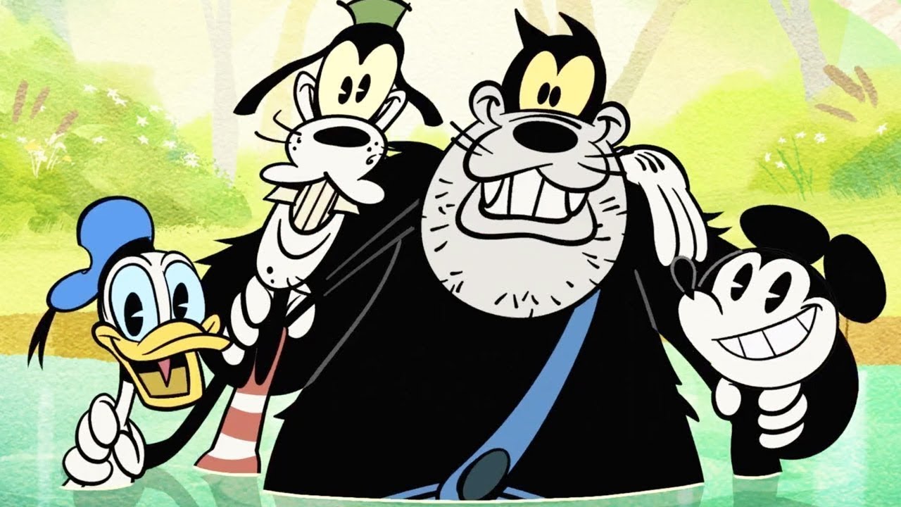 Swimmin’ Hole | A Mickey Mouse Cartoon | @disneykids