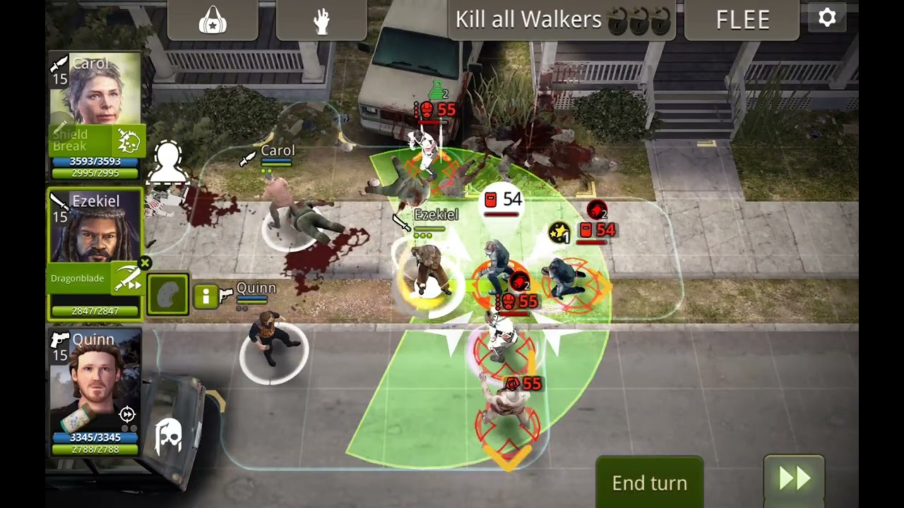 TWD NML Alexandria challenge round 87 (Yard work) with lvl 15 team sh scout Carol