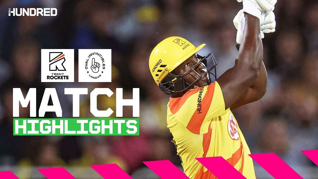 Rovman Powell HAMMERS 101-METRE SIX! 💥 | Trent Rockets vs Oval Invincibles Highlights