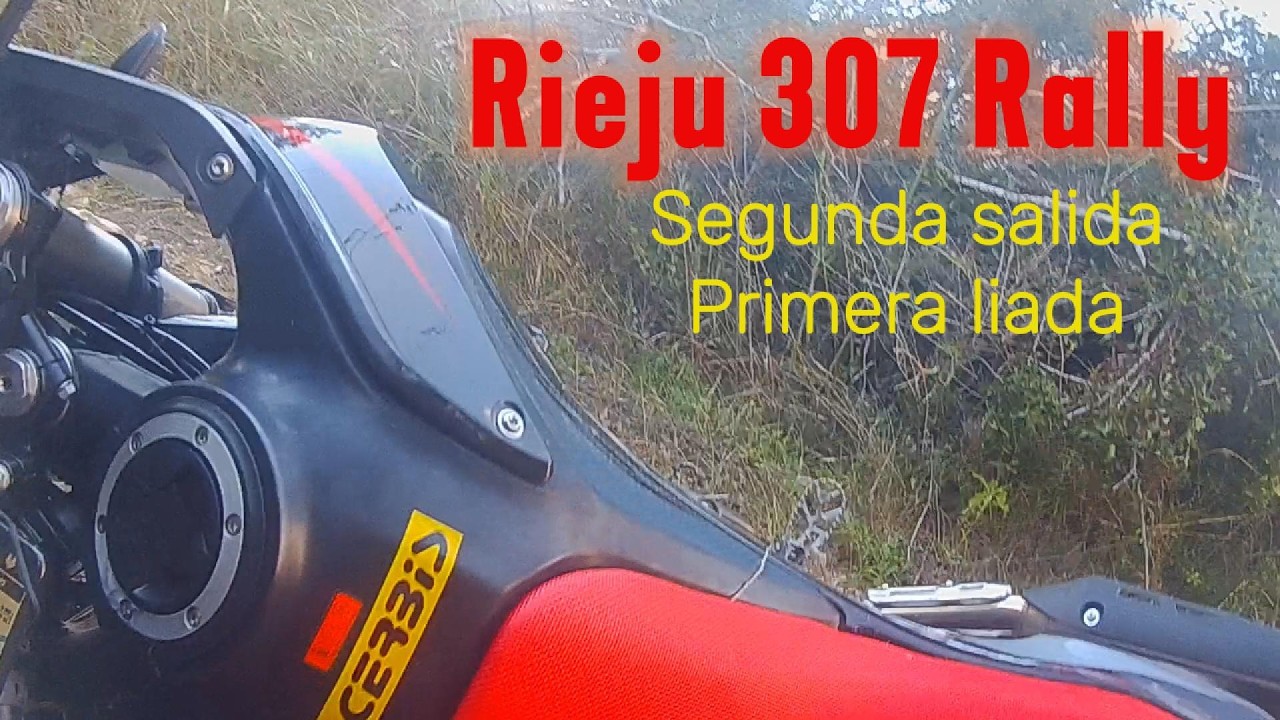 Liada con la Rieju 307 Rally
