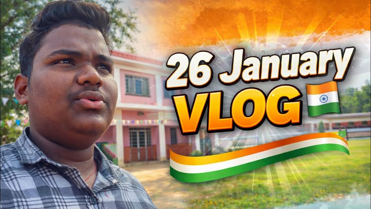 26 January Republic Day Celebration 🇮🇳 | Class 1–8 Students Vlog | School Function 