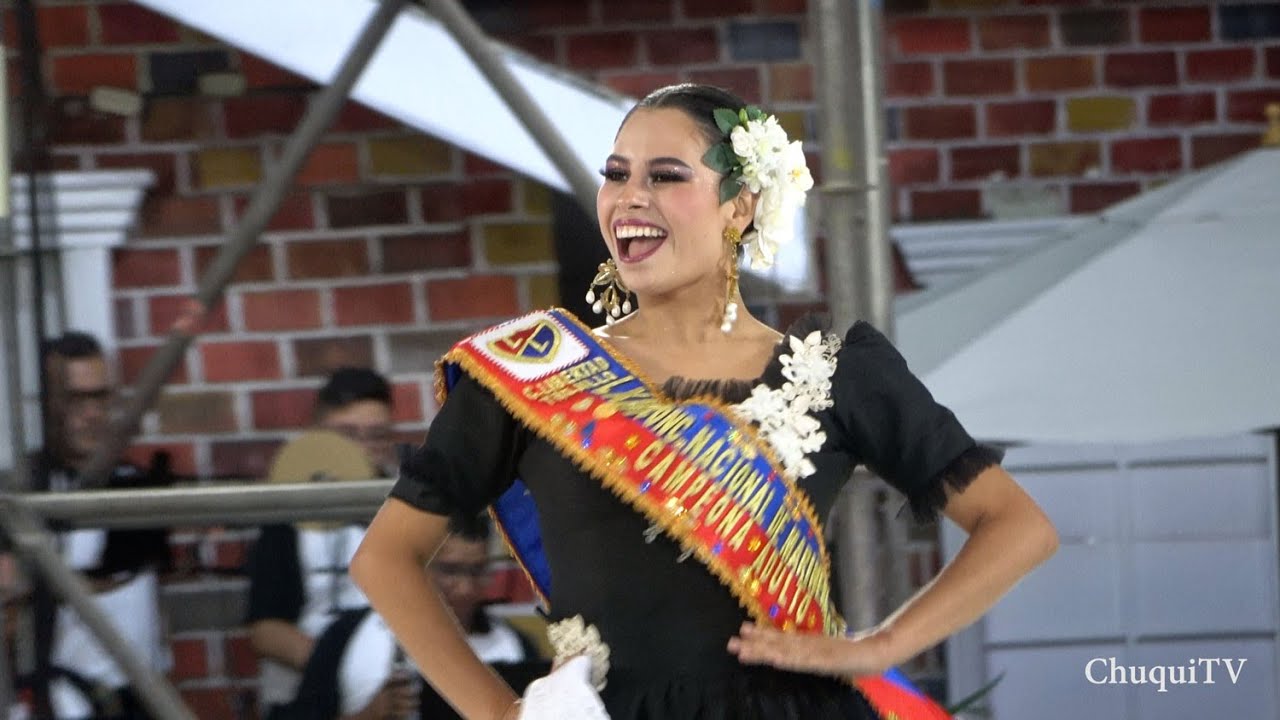 Desirée Núñez y Jean Pierre Castro. Campeones Mundiales Adulto. Festival Marinera Mall del Sur 2023