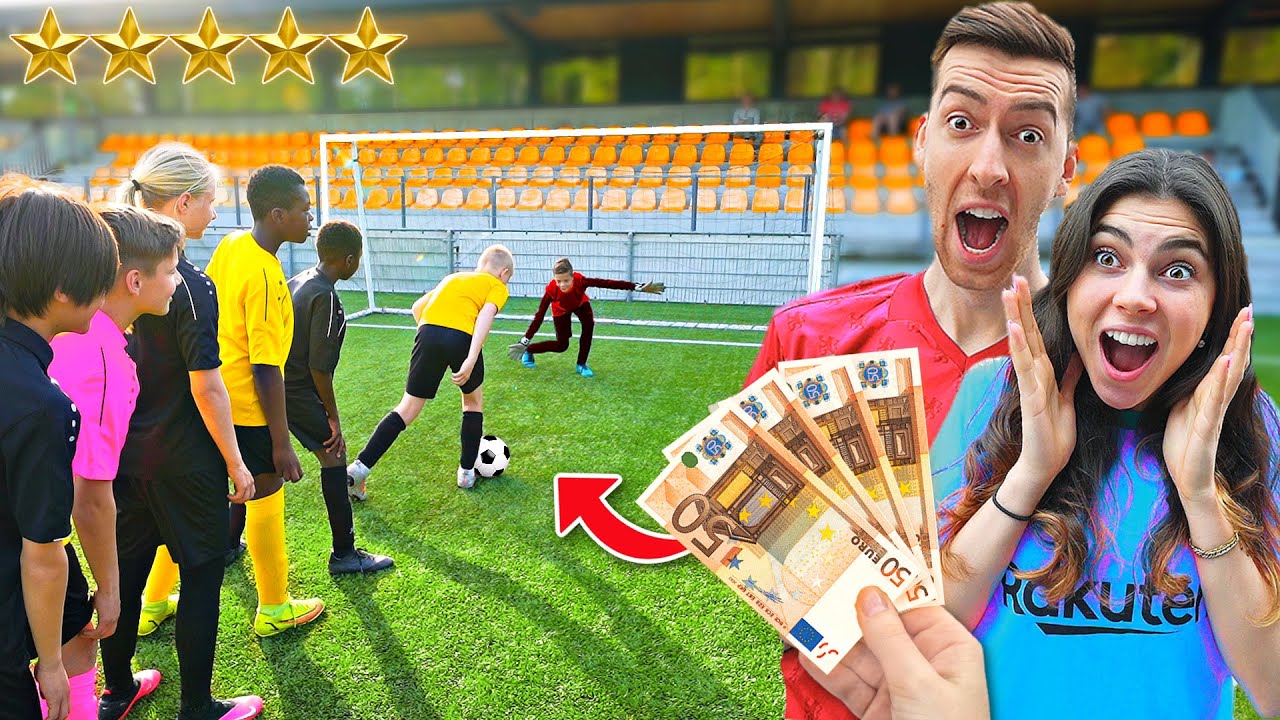 WIE ALS LAATSTE MIST.. *1 vs 1 Voetbal Challenge* #443