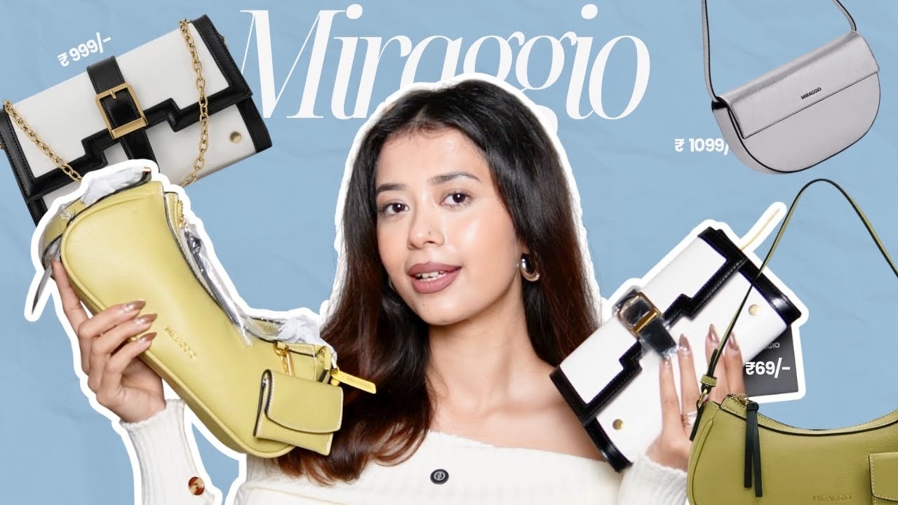 Miraggio bags haul worth 10k | honest review | WORTH it? EXPENSIVE? | #miraggio #miraggiobags