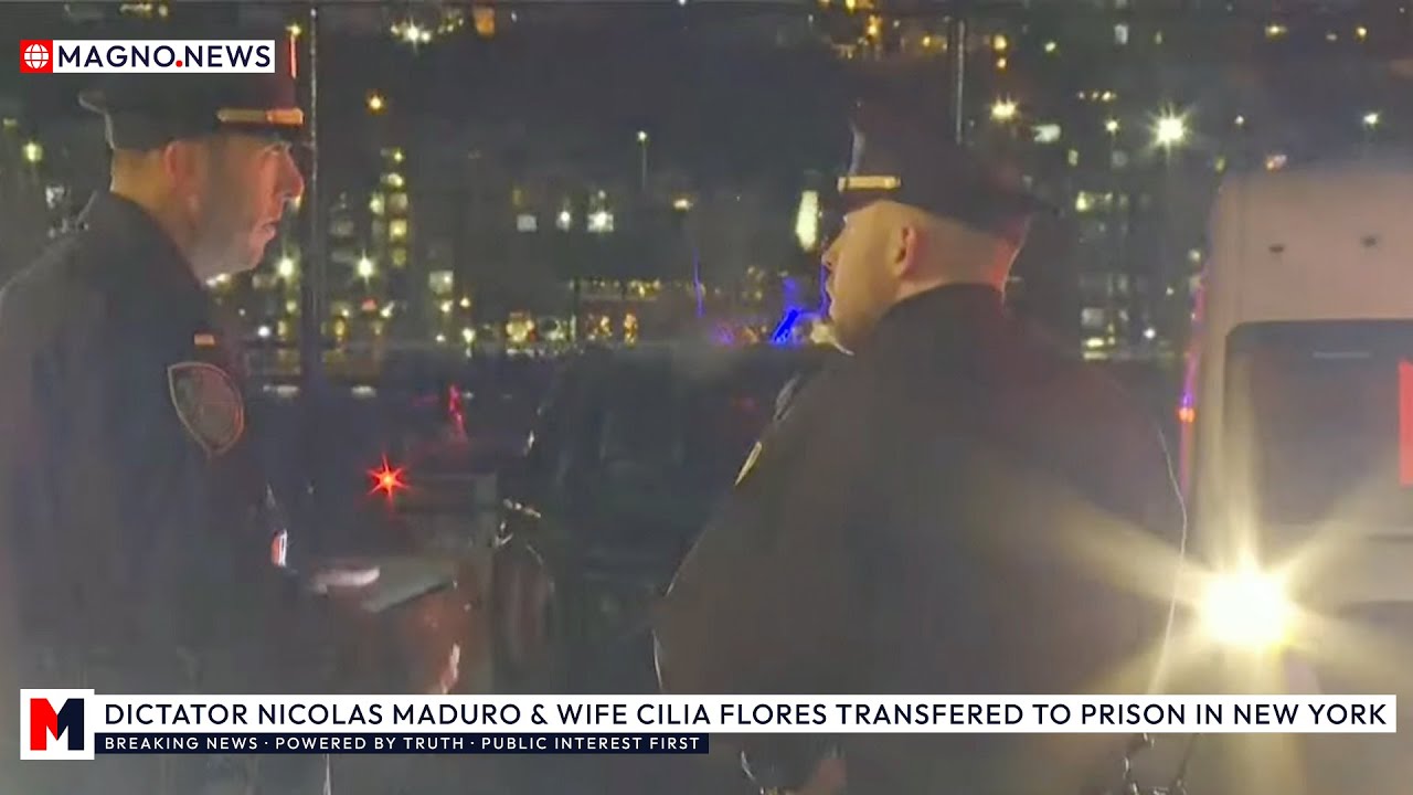 🇺🇸 Dictator Nicolas Maduro and Wife Cilia Flores Transferred to Prison in New York [LIVE]