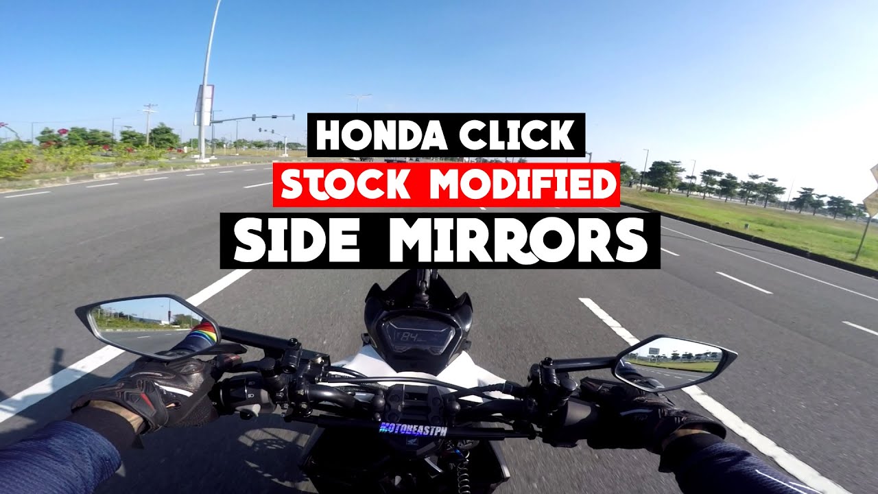 Honda Click 125i | Stock Modified Sidemirrors