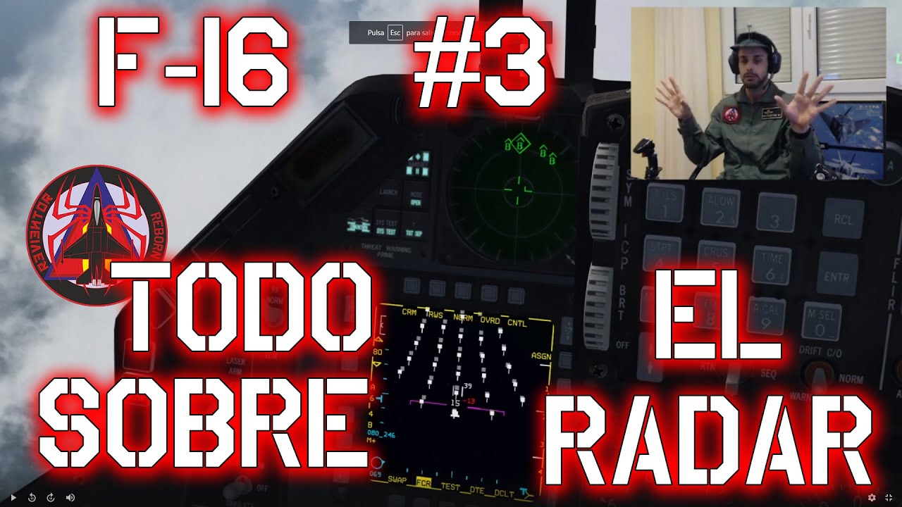 F16 RADAR - #3 - MODO RWS (RANGE WHILE SEARCH) - TODO SOBRE EL RADAR