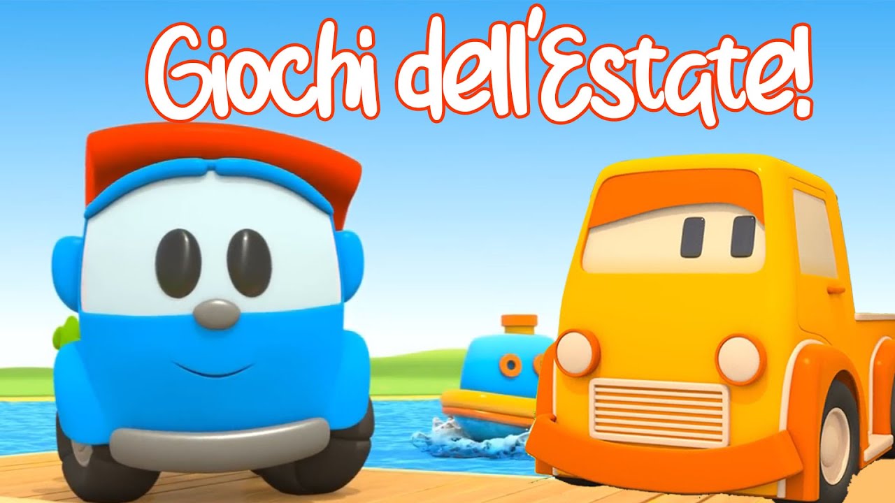 Giochi dell'Estate di Leo il Camioncino Curioso e i suoi Amici! Compilation di Cartoni animati