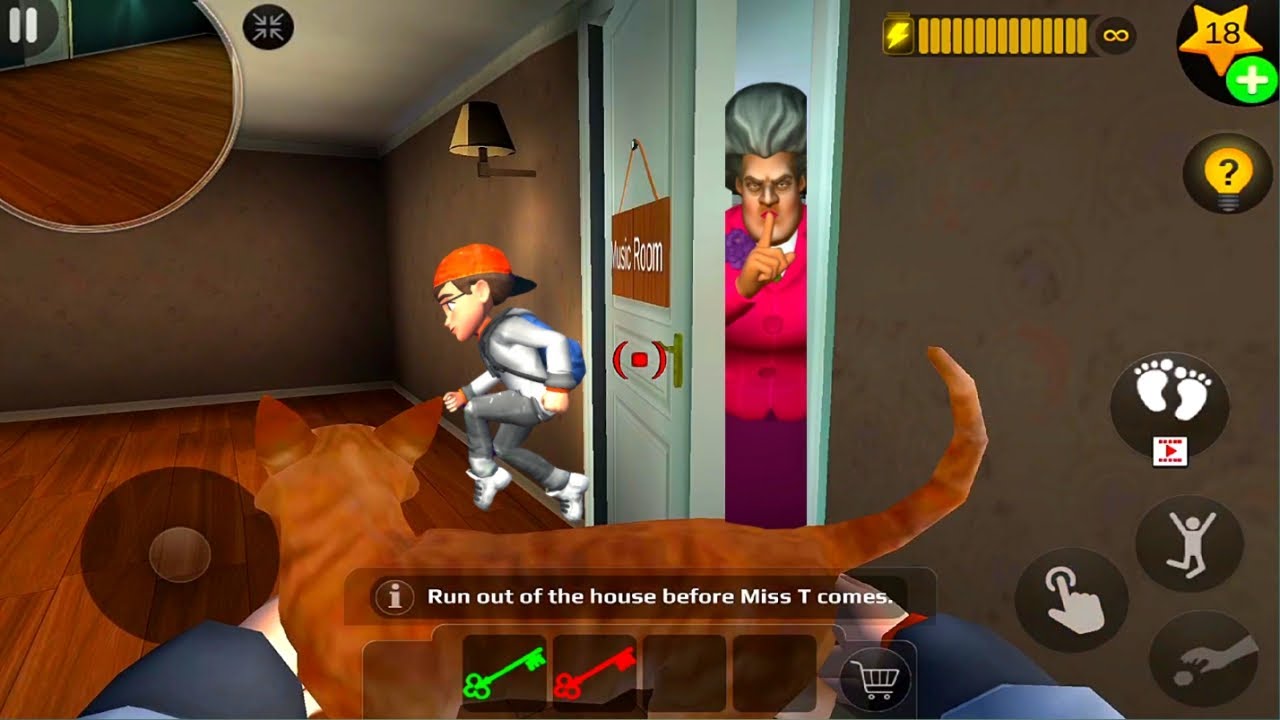 Scary Teacher 3D: Stealth Cat Rescue 2026! The Zero Noise Challenge!