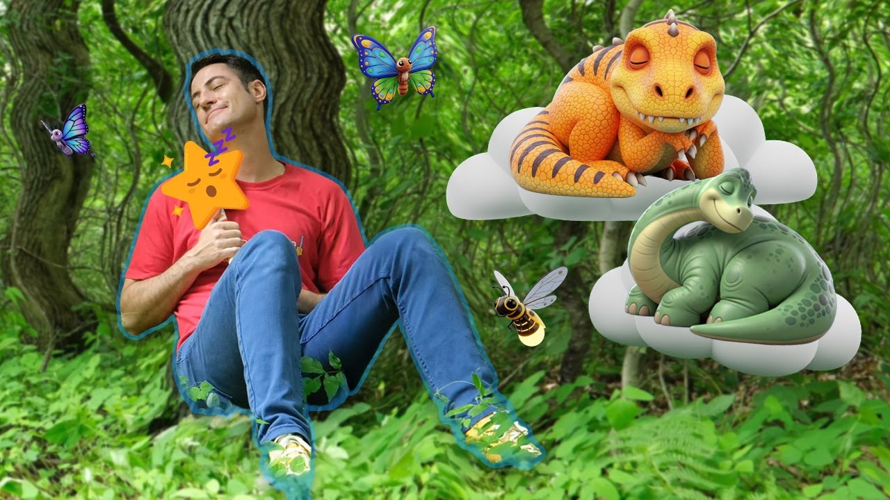 Dinosaur Bedtime Wind Down | Bedtime Stories for Preschoolers | Educational Videos for Kids