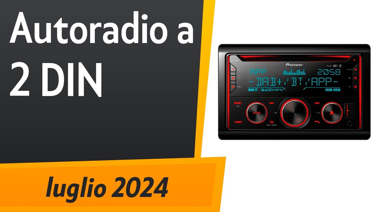 TOP 5. Le migliori autoradio a 2 DIN del 2024