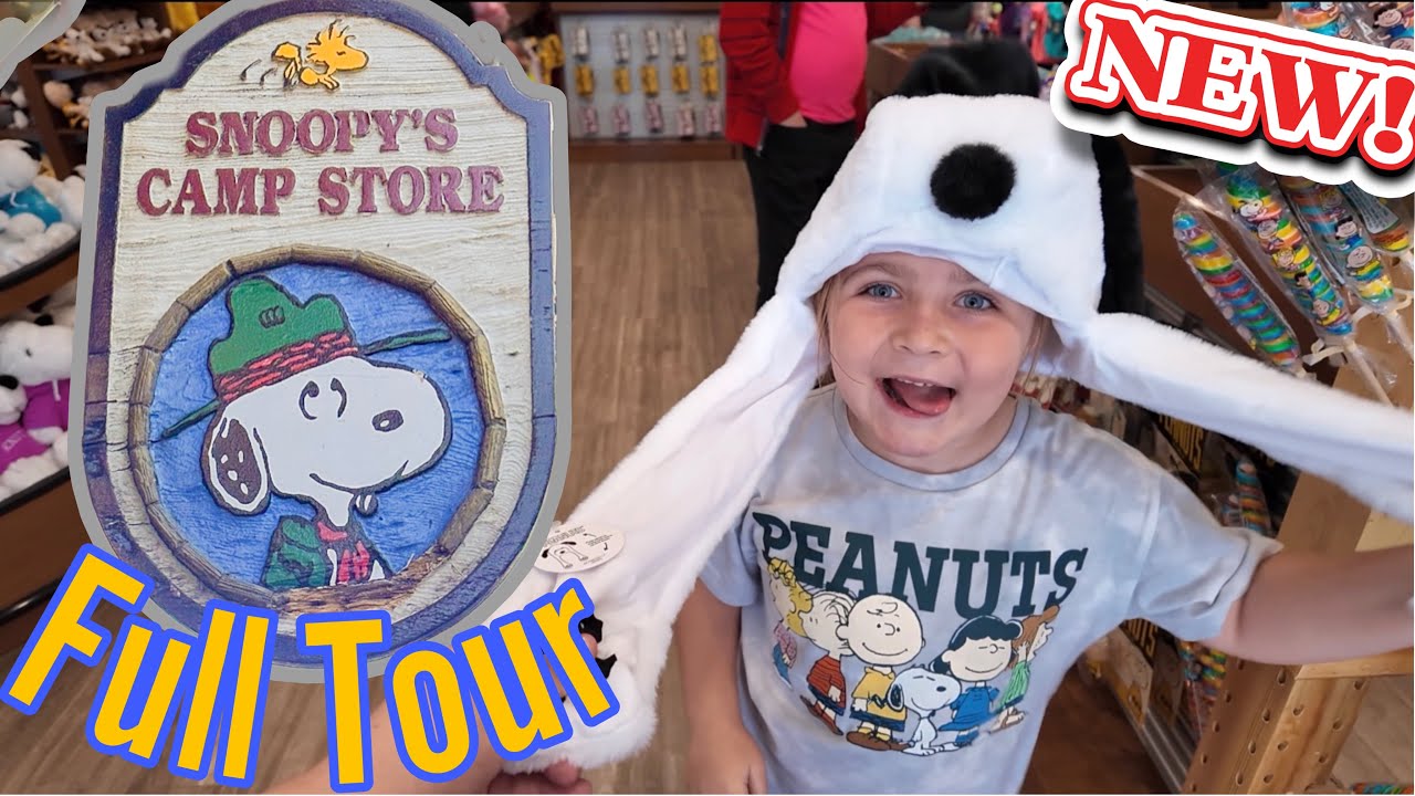 Магазин Snoopy's Camp: ПОЛНЫЙ ТУР по мерчандайзингу! Knott's Berry Farm 2024