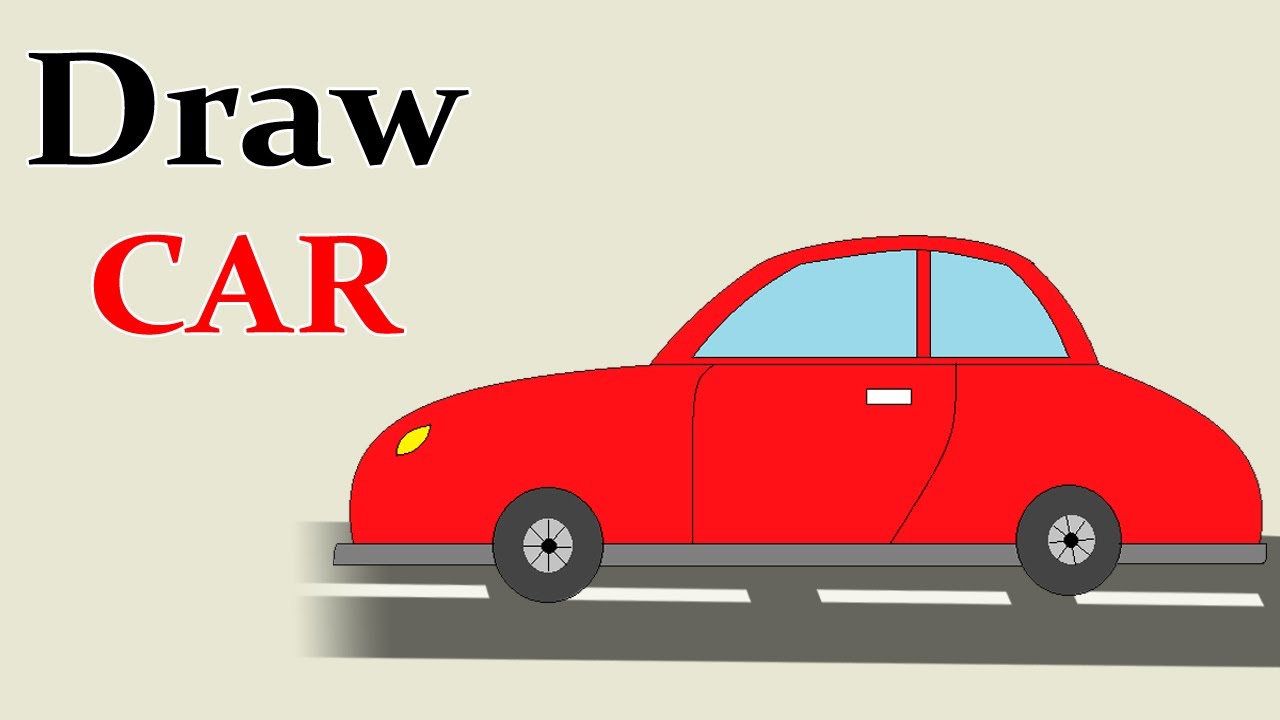 MS-Paint | Draw Car 🚗 Painting in paint software | by dev sir | technical dev | th