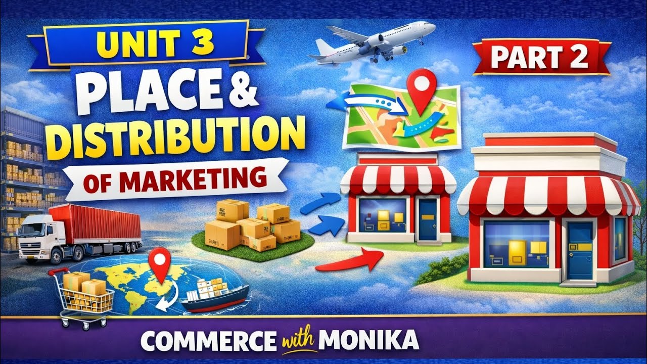 #Class12# unit 3 #Marketing #DistributionChannel #DirectChannel #IndirectChannel #CommerceWithMonika