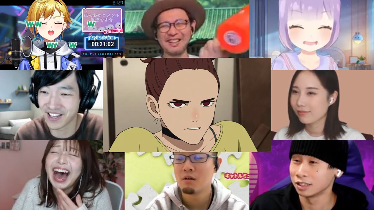 ダンダダン 10話 リアクション 同時視聴 - Dan Da Dan Episode 10 Reaction Mashup