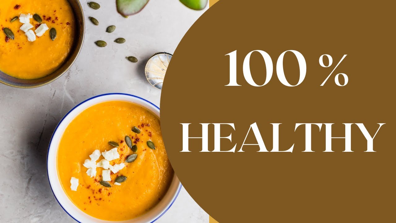 Healthy Ginger Pumpkin Soup - 100% Nourishing