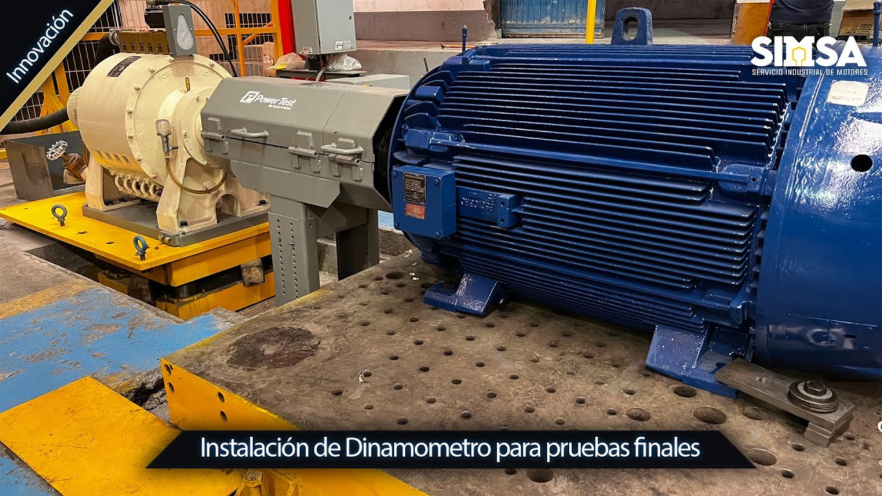 INNOVACIÓN | Instalación de dinamómetro para realizar pruebas finales con carga