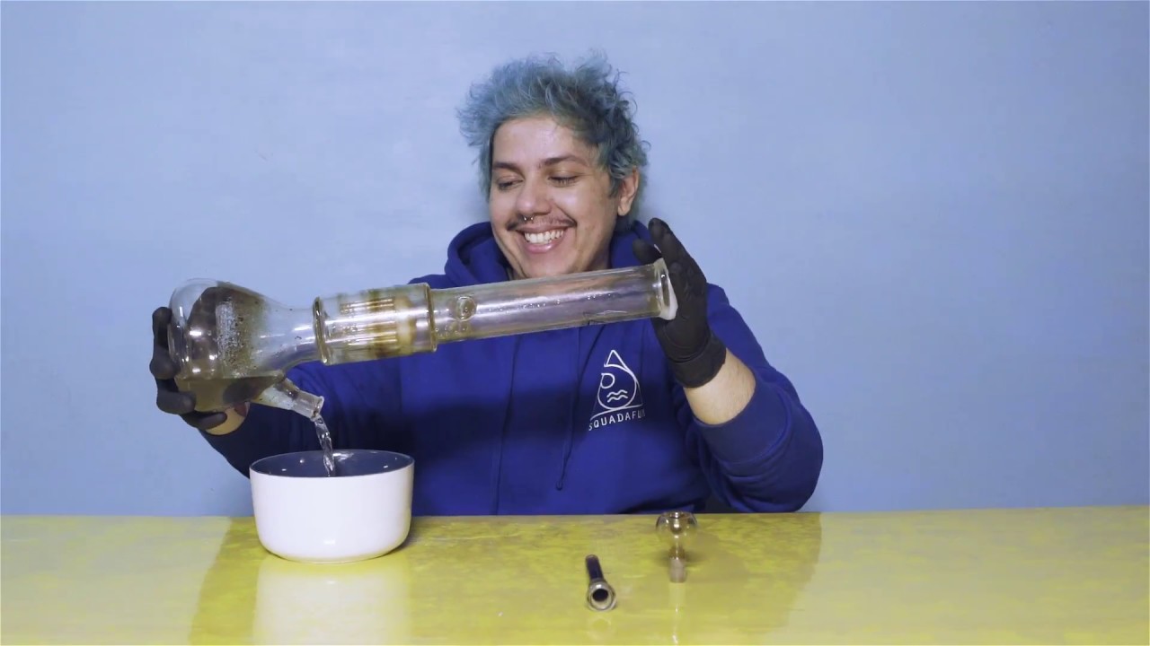 Modo de Limpeza - Bong de Vidro SQUADAFUM com @nox011 - @listenthekidz