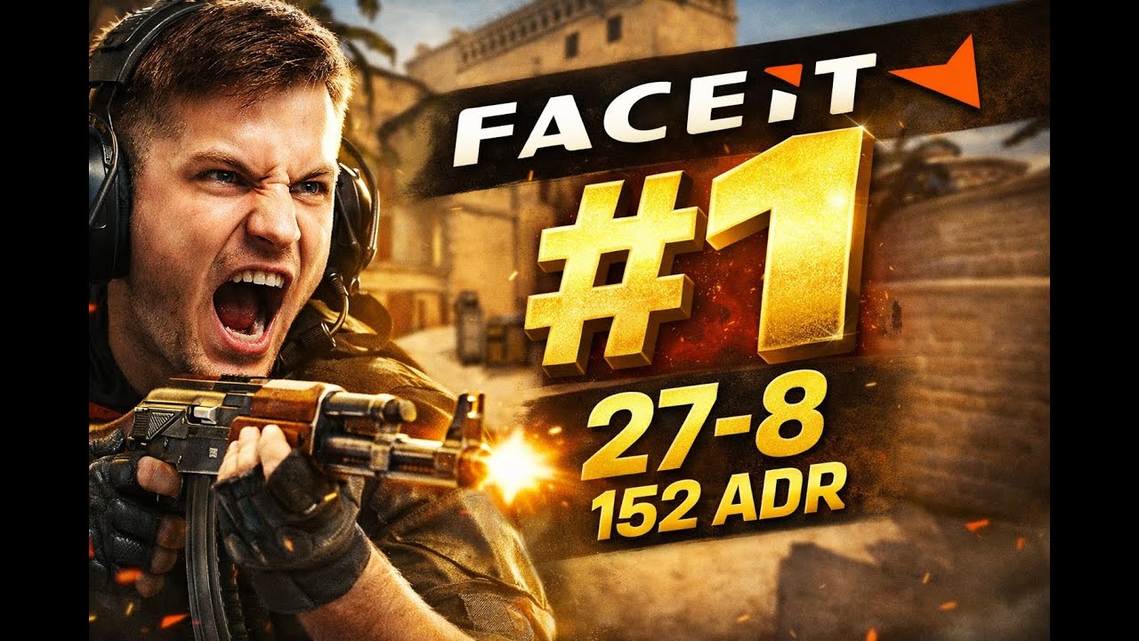 FACEIT #1 RUSSIAN DESTROYS EVERYONE (27-8 | 152 ADR)