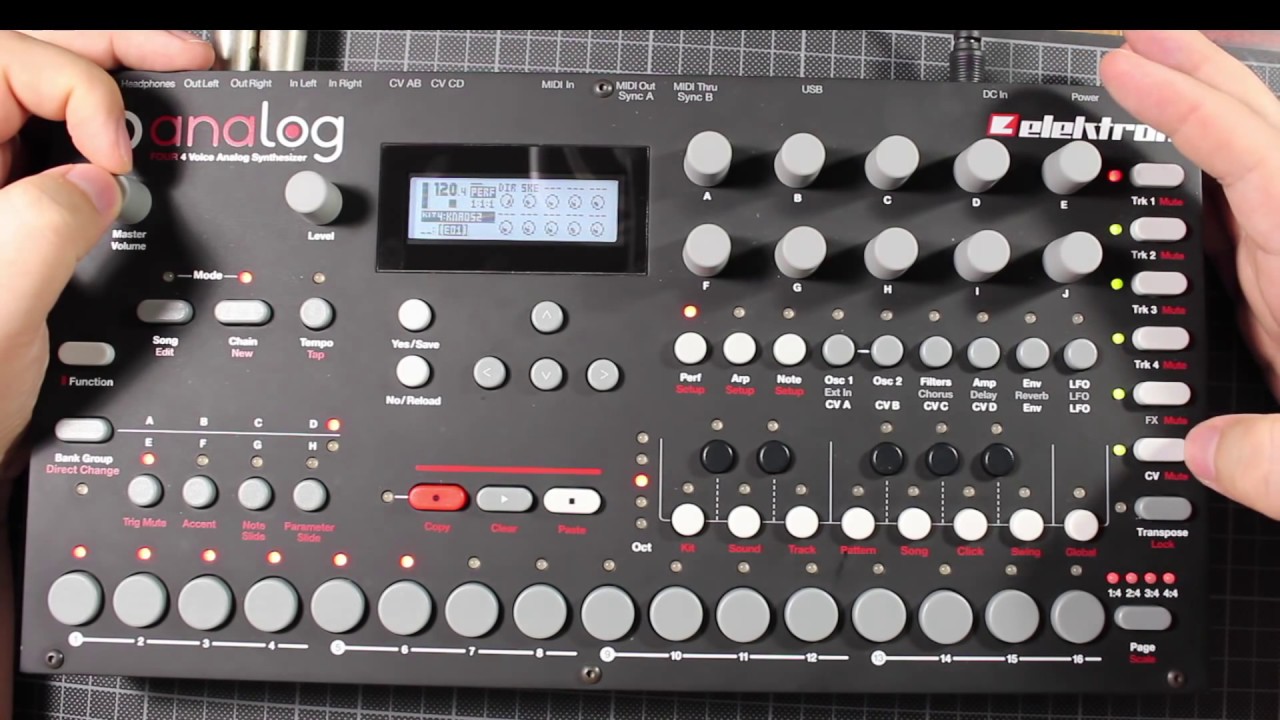 Elektron Analog four. Урок 1