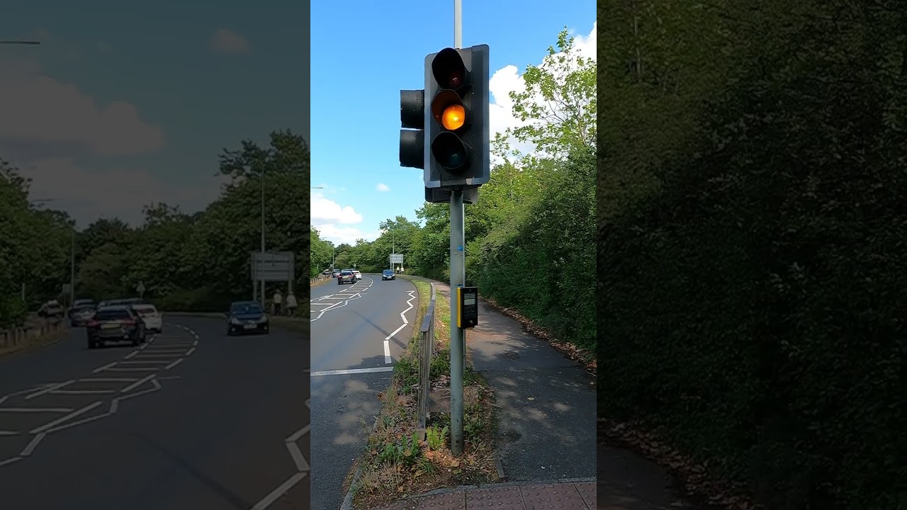 Chafford Hundred: Burghley Road B186, Page Signals & PEEK Elite Traffic Lights Pelican Crossing