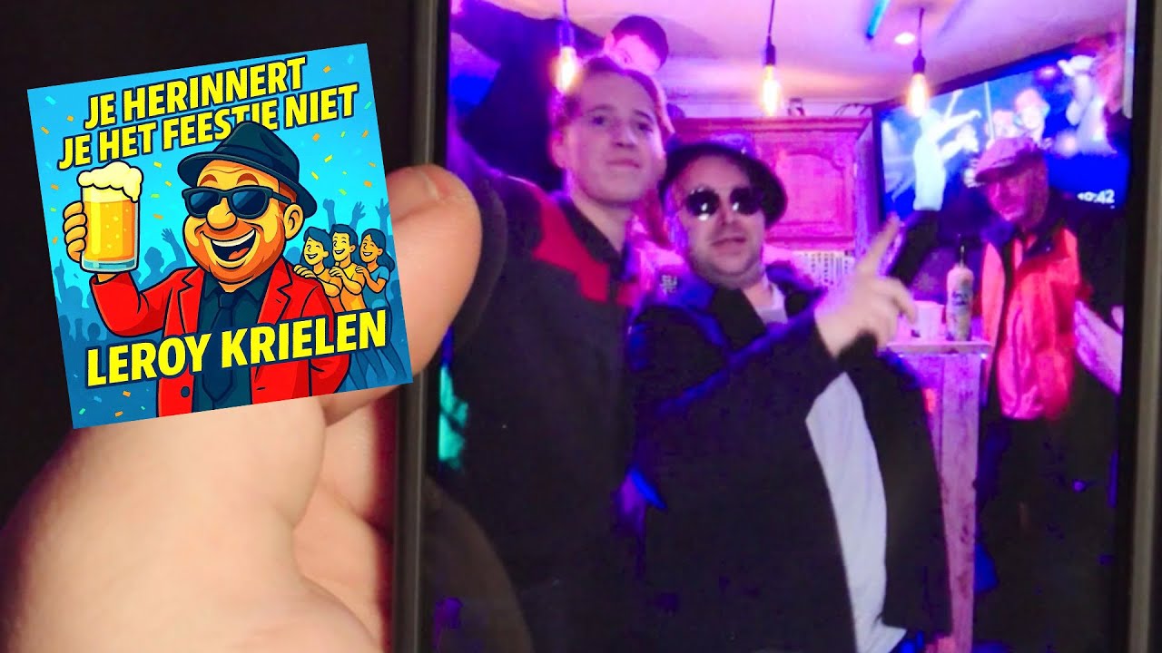 Leroy Krielen - Je herinnert je het feestje niet | CARNAVAL 2026 Officiële Videoclip