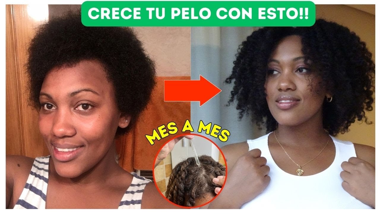 🤩HAZ ESTO SI TU CABELLO NO CRECE !! * Rutina de Crecimiento RÁPIDO en Cabello AFRO*