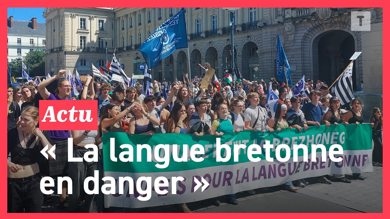 1500 personnes manifestent à Rennes pour défendre Diwan et la culture bretonne