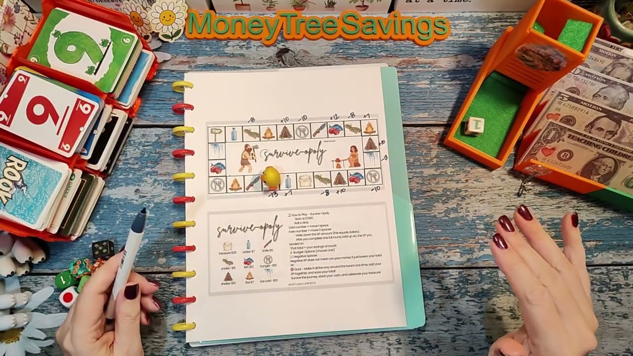 TUE💲🌳💰 Savings Survivor💚Spring Road to 200💚Spring Savings💚Girl's Trip💚Mario 🧡Daily Minis 031026