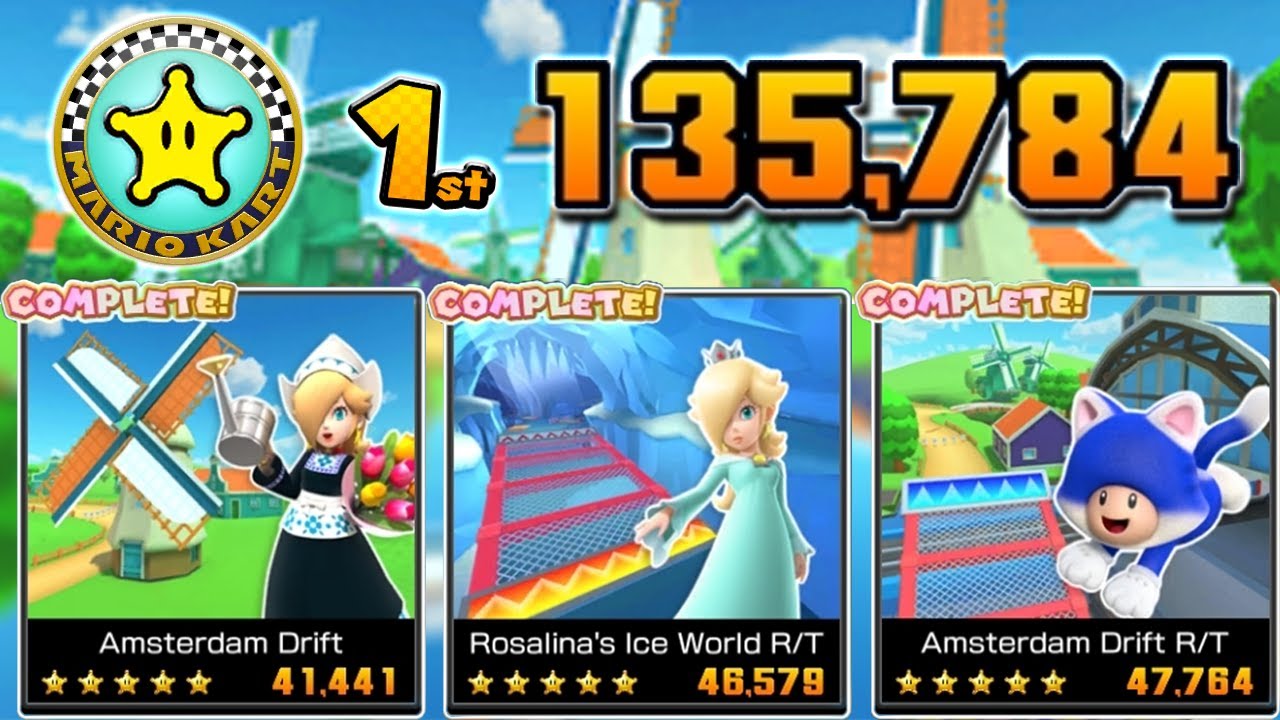 CLUTCH!!! | Amsterdam Tour Week 1 (135K) - #MarioKartTour Ranked Cup Recap | Tier 76 | Lv 231