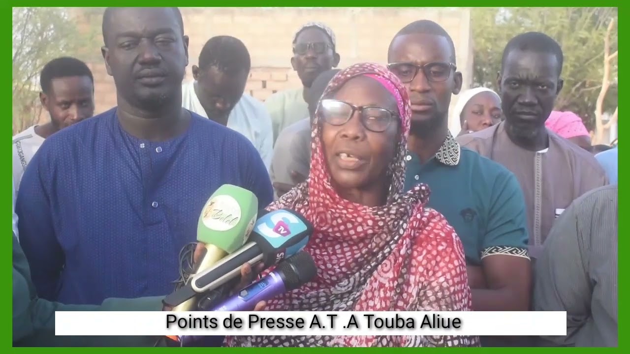 Point de presse Wa Touba Aliou Pour chante Pr Diomaye Ak Sonko THI Takhawou gui Ba Aliou Ame ndokh