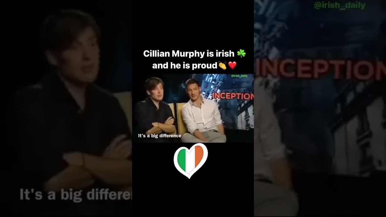 Cillian Murphy is irish and he is proud :) #irish #ireland #cillianmurphy #irishdaily