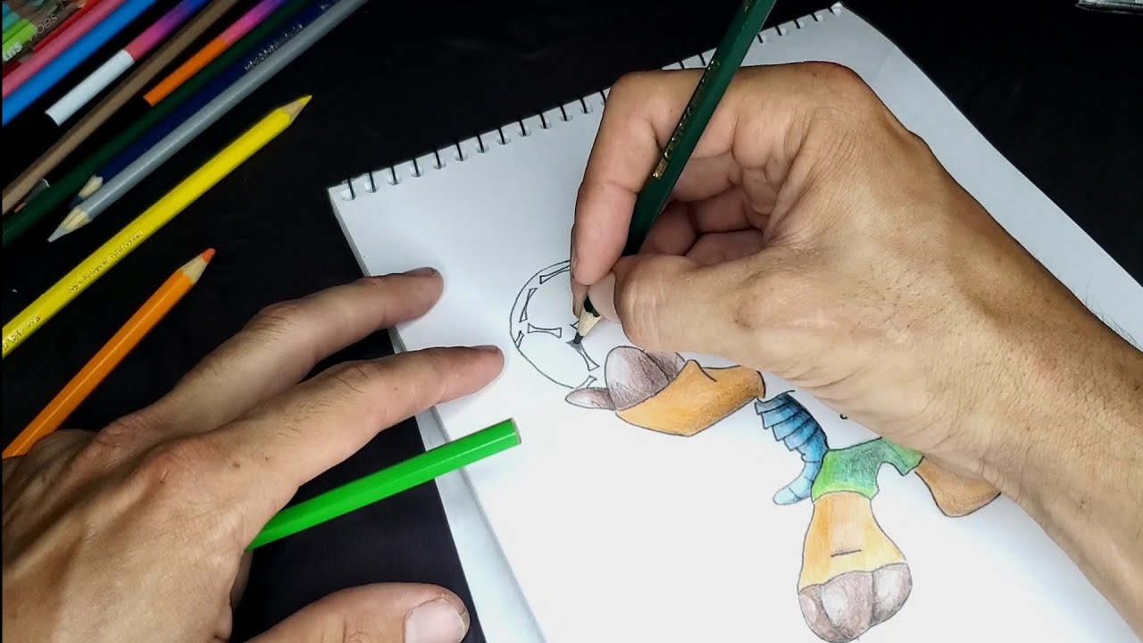 ASMR 🇧🇷 Desenhando o FULECO ( Mascote da Copa de 2014)