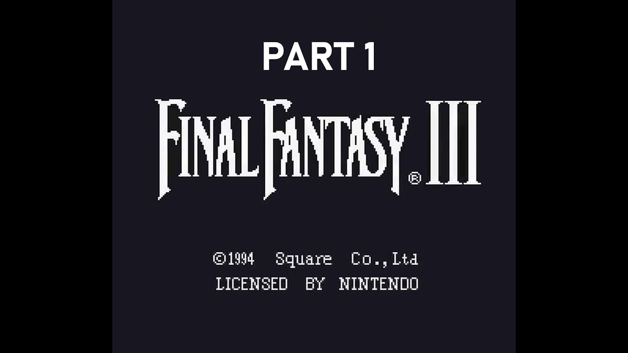 SNES Longplay [171] Final Fantasy III (US) (Part 1/3)