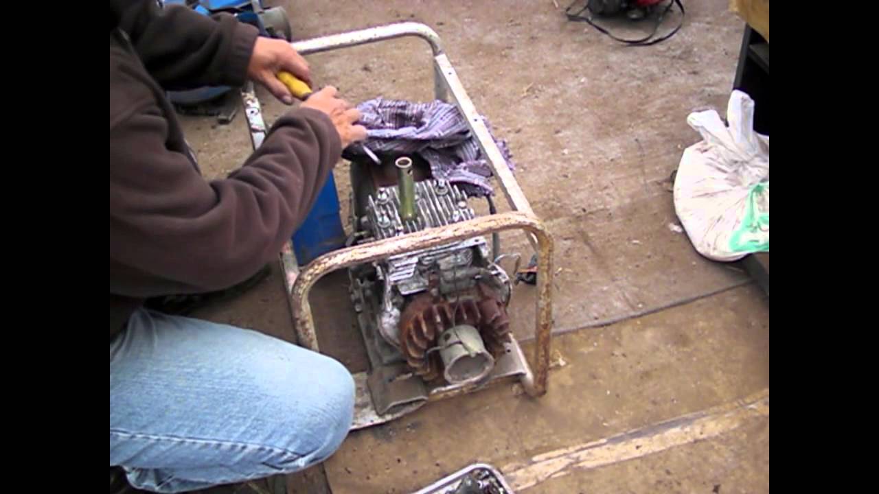 ヤマハ発電機　焼きつき？ヘッド分解検証
