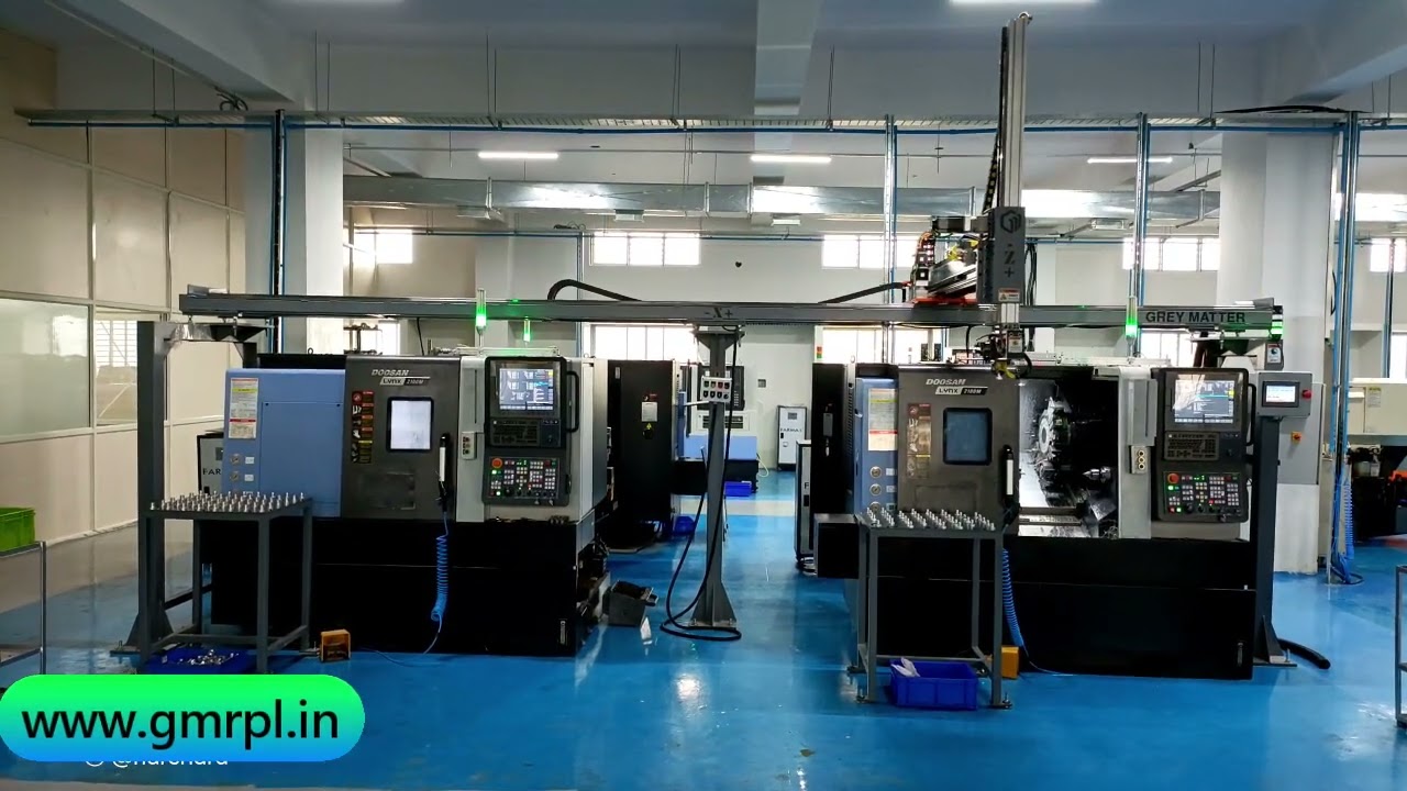 Doosan  Machine automation with Gantry robot / cnc loading unloading Bangalore