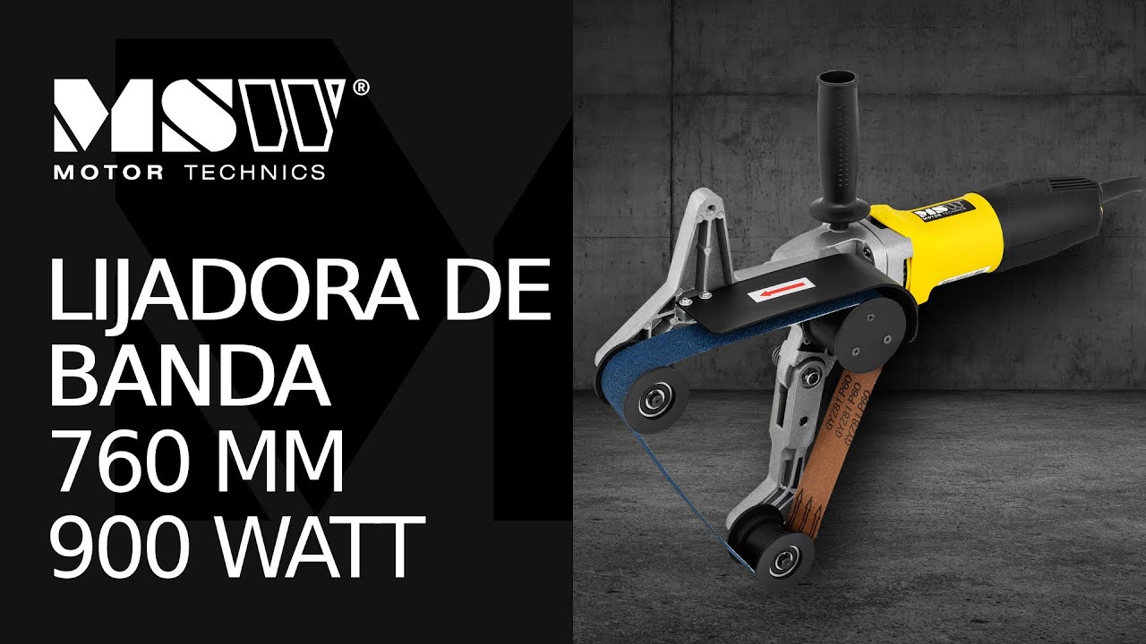 Lijadora de banda MSW Motor Technics MSW-POL900L | Presentacion de product