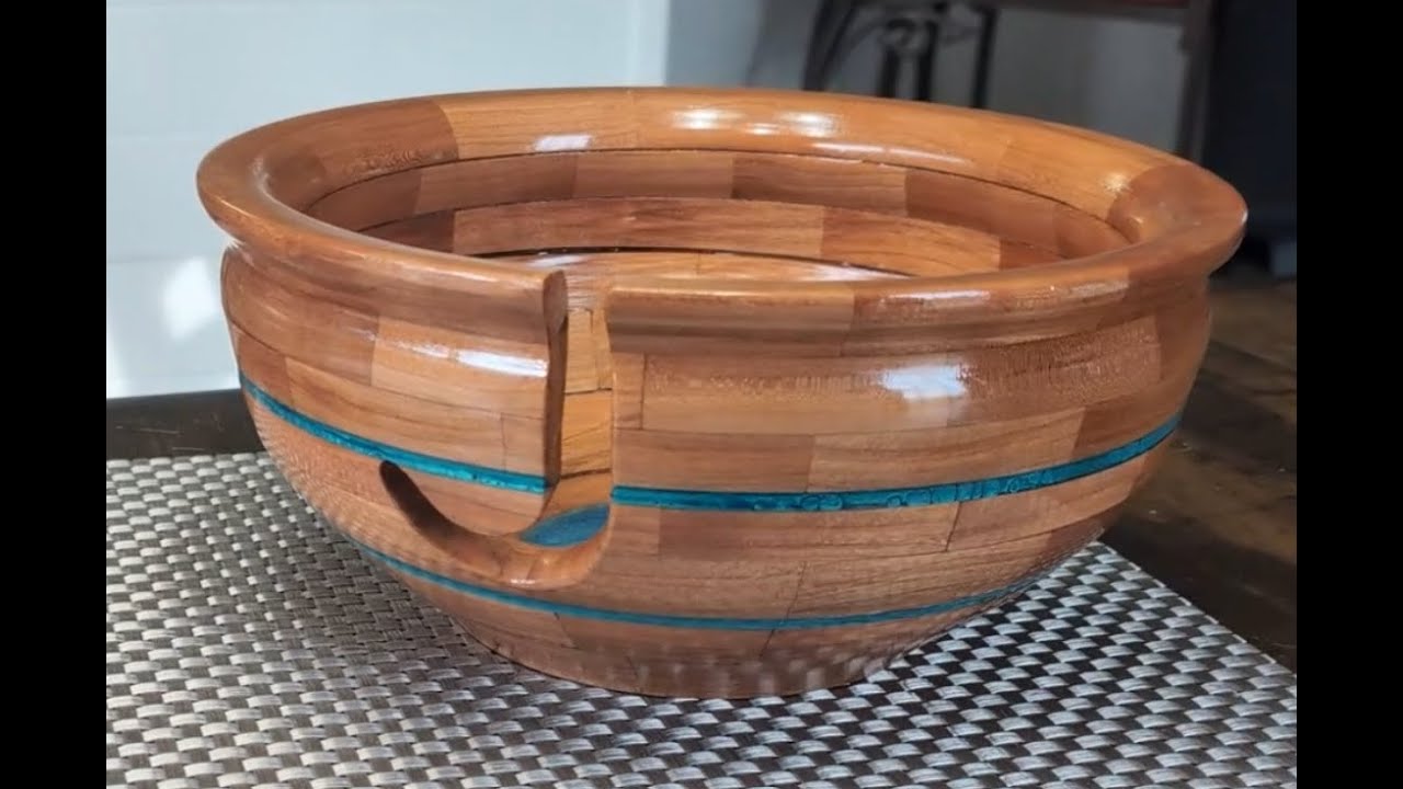 My First Segmented Bowl - Yarn Bowl