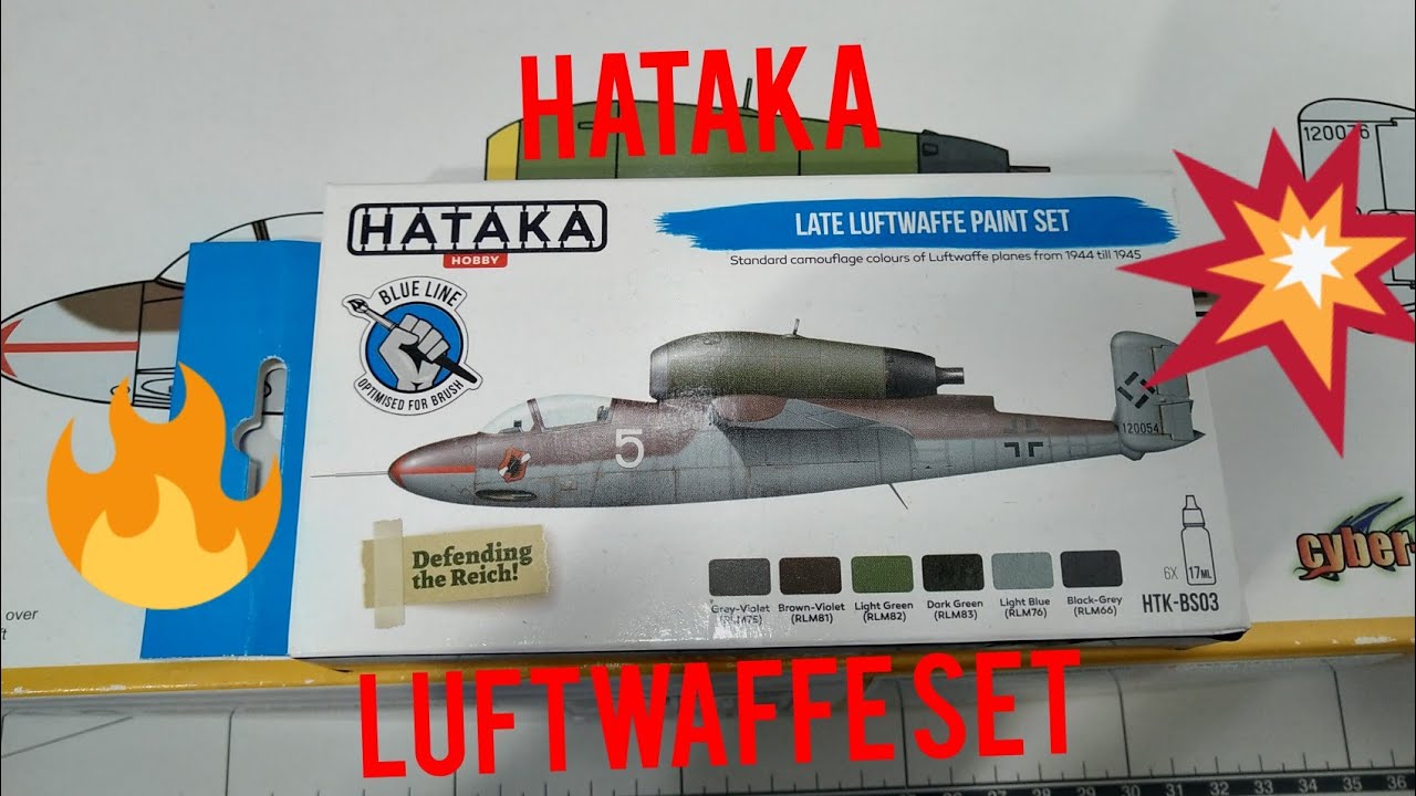 Hataka blue - Late Luftwaffe set ABC modelarstwa.