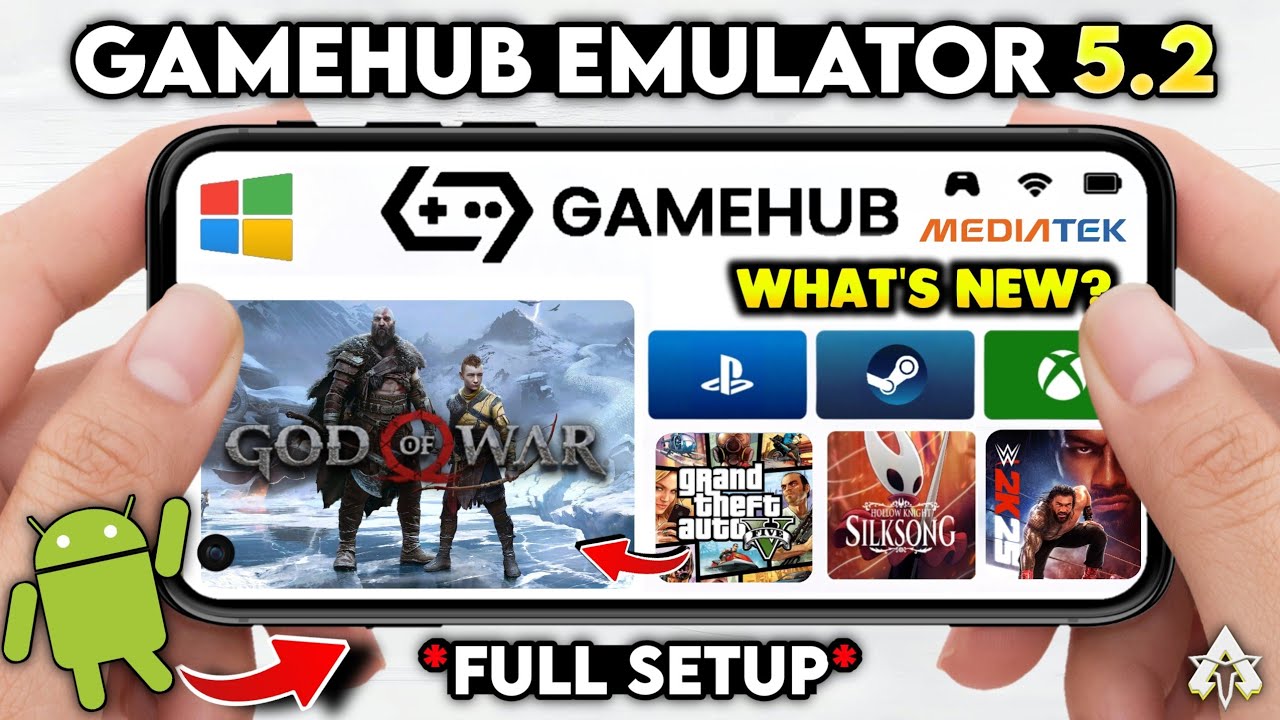 НОВЫЙ 🔥 ЭМУЛЯТОР GAMEHUB ДЛЯ ANDROID 5.2 — НАСТРОЙКА/ИГРОВОЙ ПРОЦЕСС И ЧТО НОВОГО? | ЛУЧШИЙ ЭМУЛЯ...