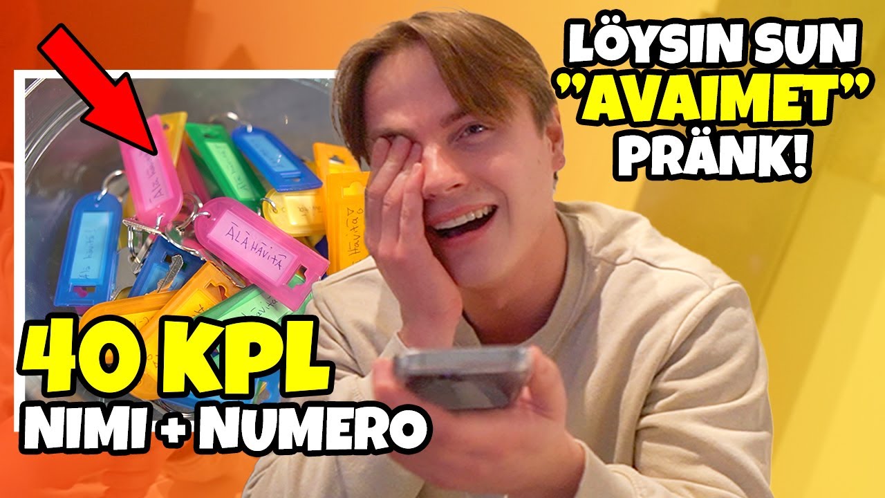 Heitin 40kpl Mikun avaimia kadulle! ›| Prank Bro |‹