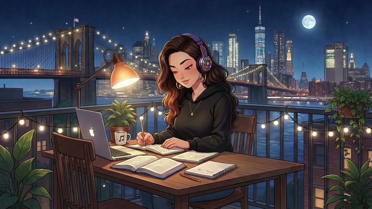 Lofi Hip Hop - Late Night City Study Chill Beats for Focus & Relax