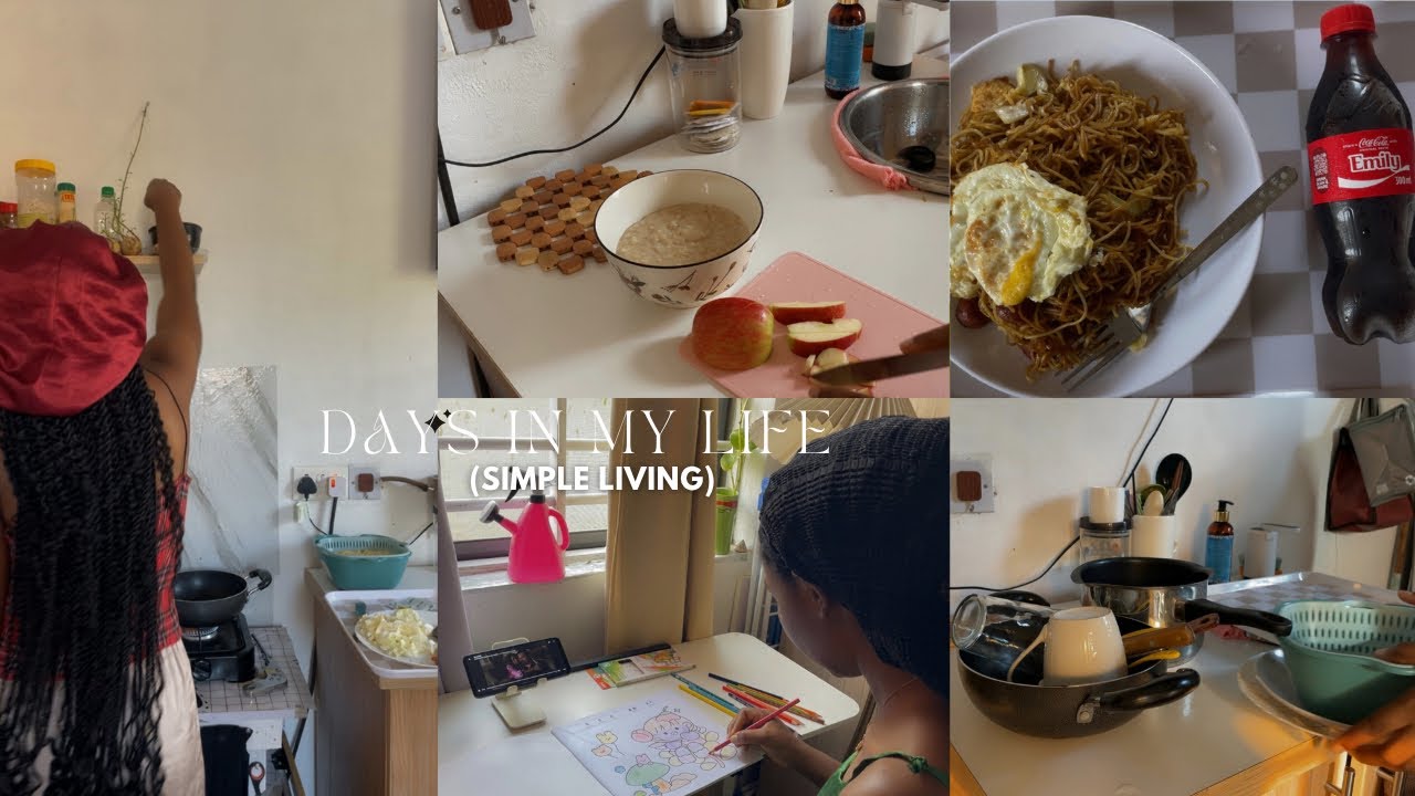 Days in my life in Ghana🌼 Living alone diaries of an introvert | Meal prep & Self care #vlog