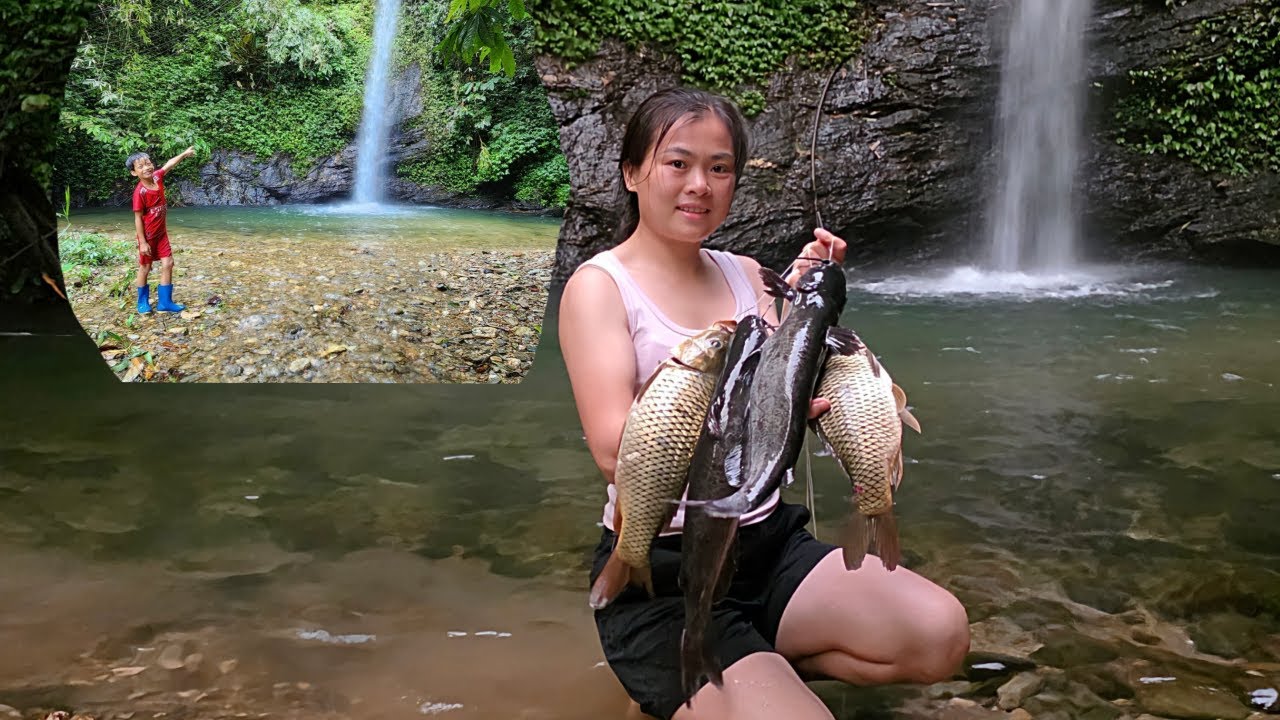 Diep finally found the beautiful waterfall where Bac once went to fish.