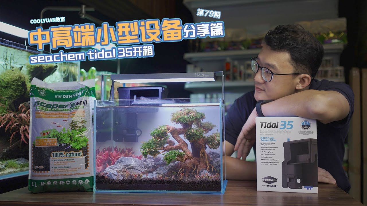 中高端小缸设备分享篇 seachem tidal 35开箱 ep79