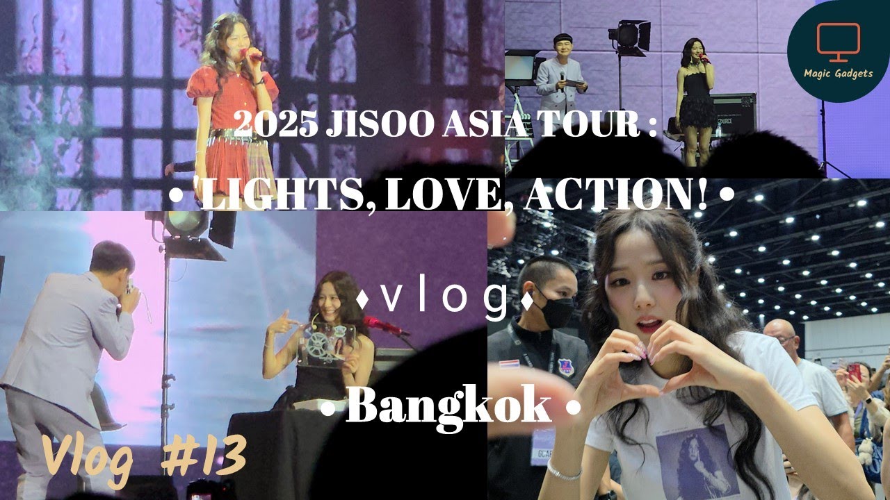 [FULL] JISOO ASIA TOUR : 'LIGHTS, LOVE, ACTION! in Bangkok | 15/3/25 | Vlog #13