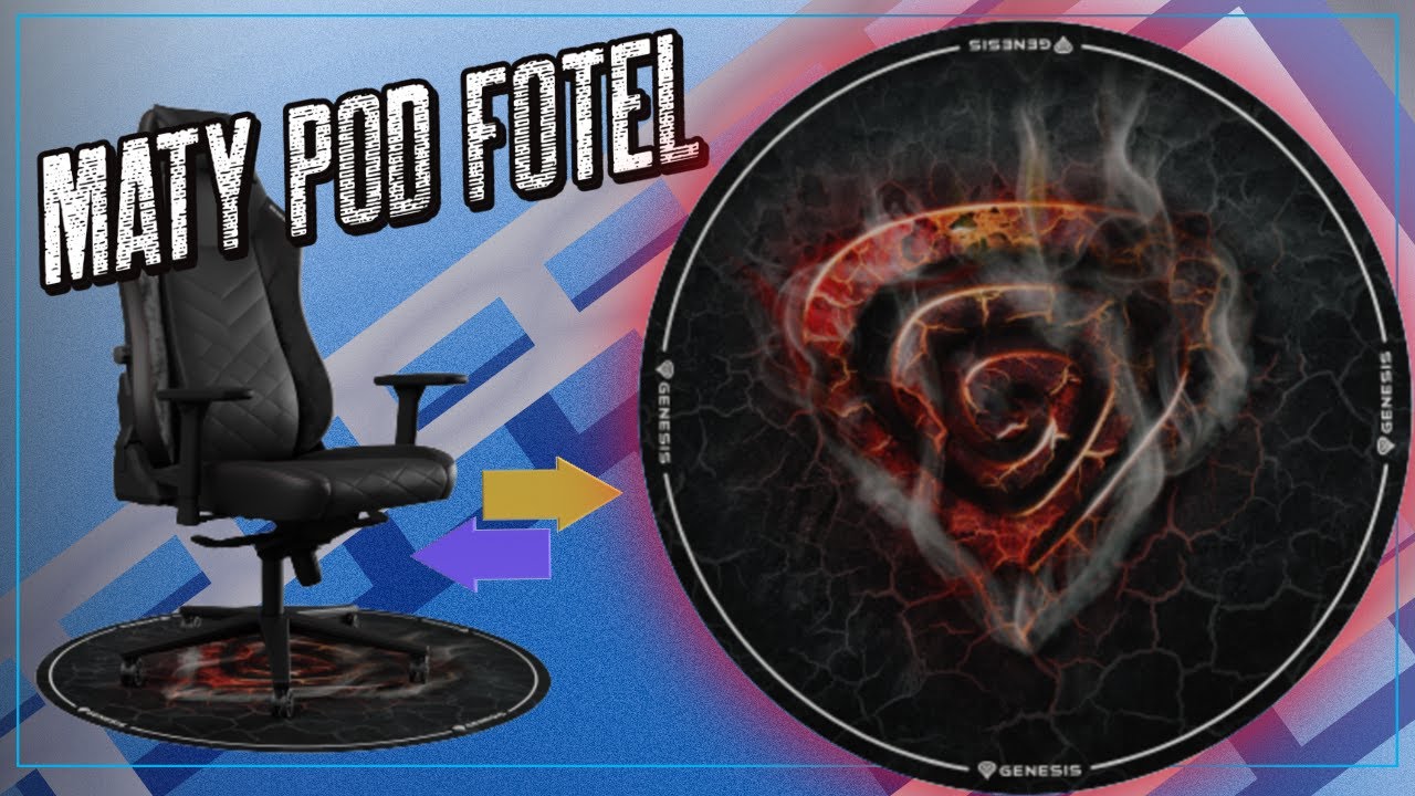 Maty ochronne pod fotel od Genesis - z nowymi, ciekawymi wzorami i w rozsądnej cenie Tellur 400