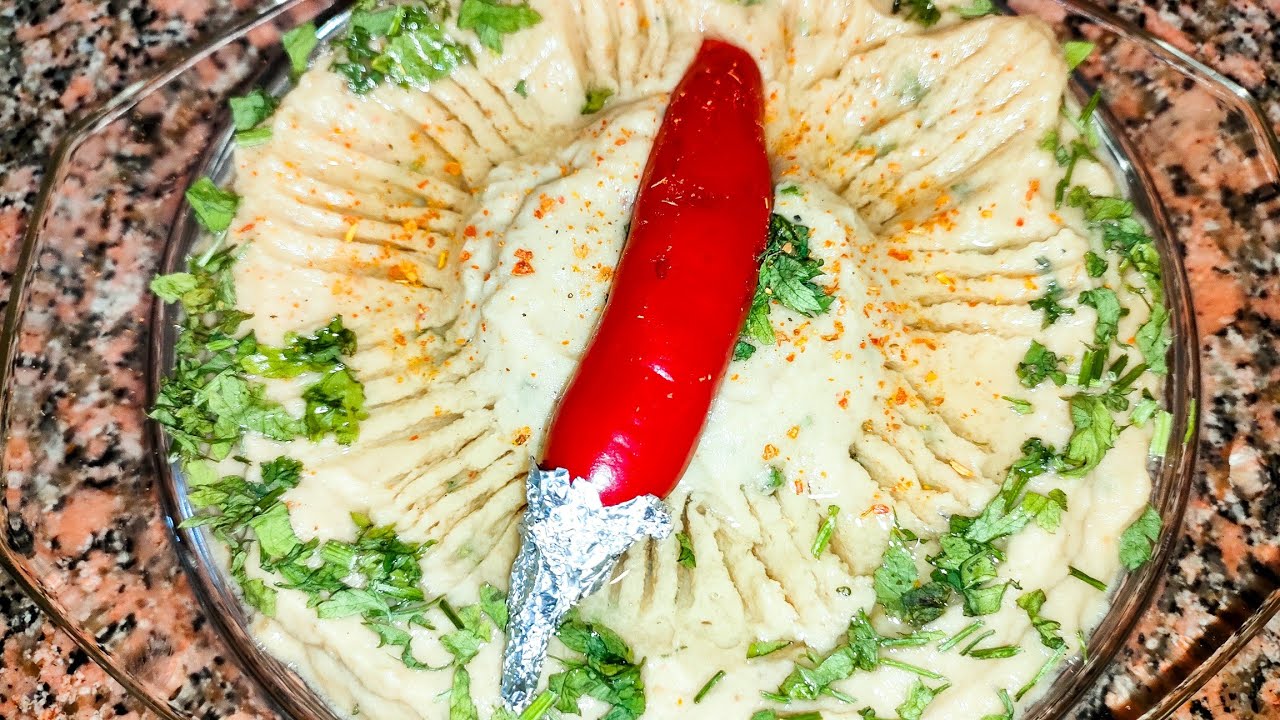  سلطة بابا غنوج بطعم المطاعم وتركات هاتخليها روعه #مقبلات #وصفات #اكسبلور #طبخ #رمضان ٢٠٢٦