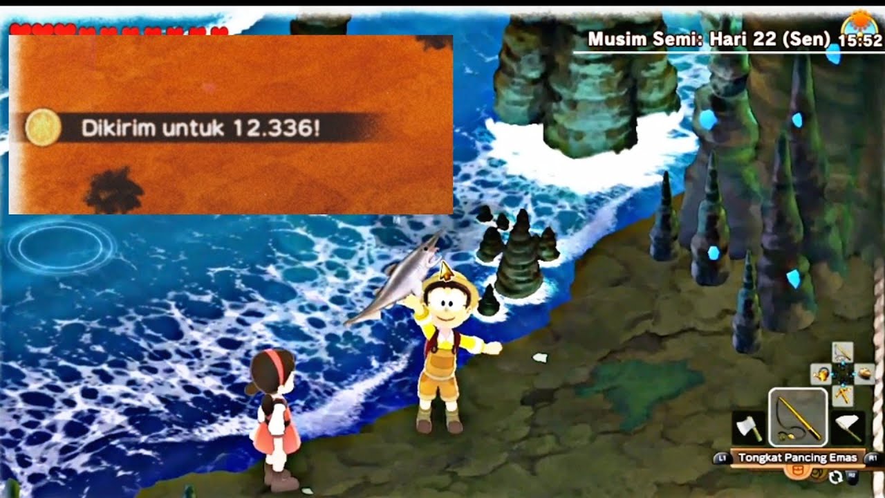 Tips & trik money early  DORAEMON STORY OF SEASONS : Friends of the Great Kingdom 😻💙💞 (Bahasa Indo)