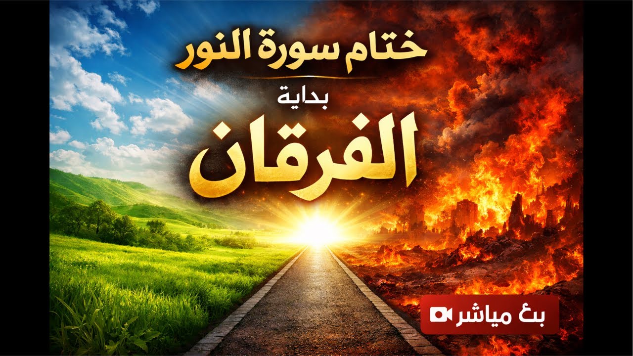 نختم البوم سورة النور ونبدأ بسورة الفرقان 
